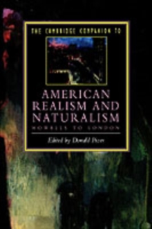 Cambridge Companion to American Realism and Naturalism : From Howells to London