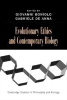 Evolutionary Ethics and Contemporary Biology