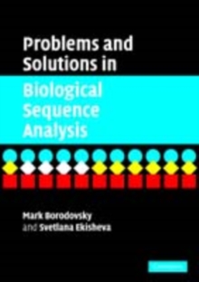 Problems and Solutions in Biological Sequence Analysis