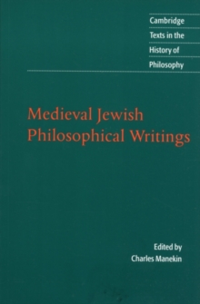 Medieval Jewish Philosophical Writings