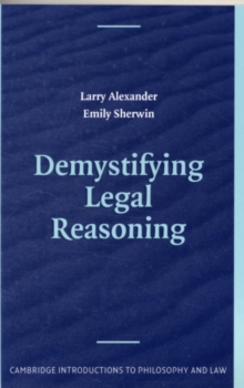 Demystifying Legal Reasoning