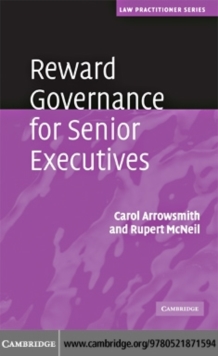 Reward Governance for Senior Executives