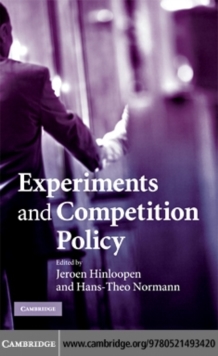 Experiments and Competition Policy