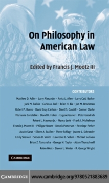 On Philosophy in American Law