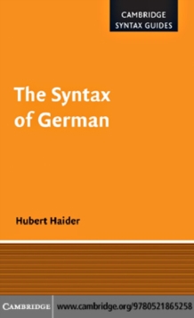 Syntax of German