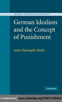 German Idealism and the Concept of Punishment