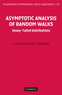 Asymptotic Analysis of Random Walks : Heavy-Tailed Distributions