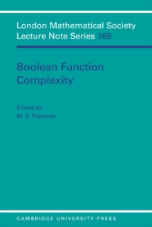 Boolean Function Complexity