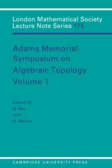 Adams Memorial Symposium on Algebraic Topology: Volume 1