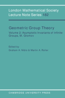 Geometric Group Theory: Volume 2