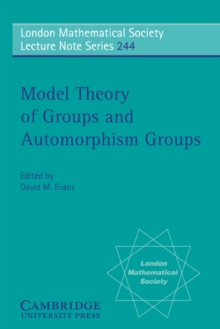 Model Theory of Groups and Automorphism Groups