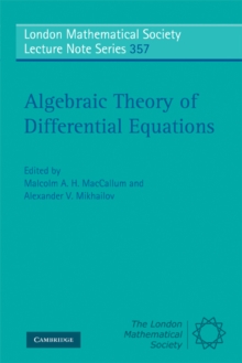 Algebraic Theory of Differential Equations