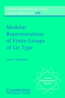 Modular Representations of Finite Groups of Lie Type