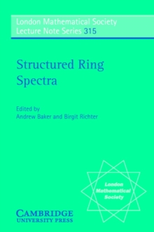 Structured Ring Spectra