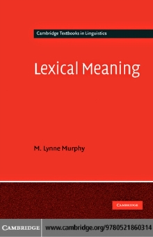 Lexical Meaning