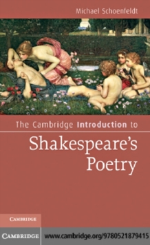 Cambridge Introduction to Shakespeare's Poetry