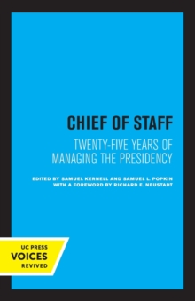 Chief of Staff : Twenty-Five Years of Managing the Presidency