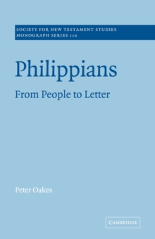 Philippians : From People to Letter