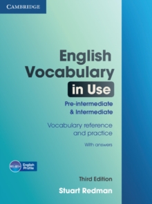 English Vocabulary in Use Pre-Intermediate and Intermediate with Answers, Paperback Book English Vocabulary in Use Pre-Intermediate and Intermediate with Answers, Paperback Book