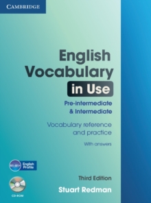 English Vocabulary in Use Pre-intermediate and Intermediate with Answers and CD-ROM, Mixed media product Book English Vocabulary in Use Pre-intermediate and Intermediate with Answers and CD-ROM, Mixed media product Book