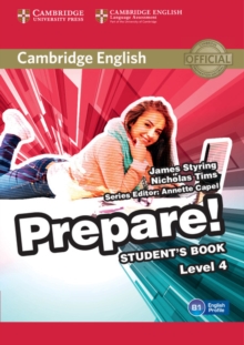 Cambridge English Prepare! Level 4 Student's Book, Paperback Book Cambridge English Prepare! Level 4 Student's Book, Paperback Book