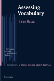 Assessing Vocabulary, Paperback Book Assessing Vocabulary, Paperback Book