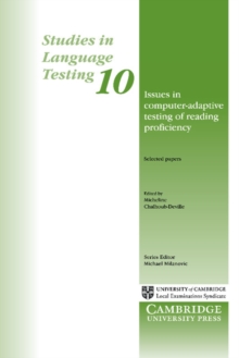 Issues in Computer-Adaptive Testing of Reading Proficiency, Paperback / softback Book Issues in Computer-Adaptive Testing of Reading Proficiency, Paperback / softback Book