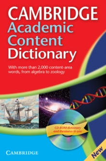 Cambridge Academic Content Dictionary Reference Book with CD-ROM, Mixed media product Book Cambridge Academic Content Dictionary Reference Book with CD-ROM, Mixed media product Book