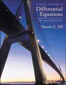 A First Course in Differential Equations : The Classic Fifth Edition, Hardback Book A First Course in Differential Equations : The Classic Fifth Edition, Hardback Book