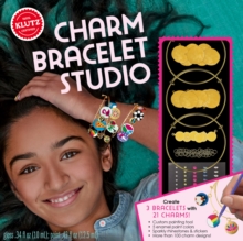 Gold Charm Bracelet Studio, Mixed media product Book Gold Charm Bracelet Studio, Mixed media product Book