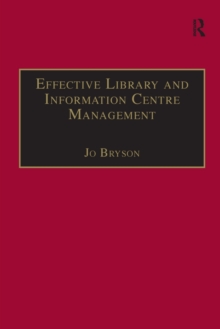 Effective Library and Information Centre Management, Paperback Book Effective Library and Information Centre Management, Paperback Book