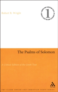 Psalms of Solomon : A Critical Edition of the Greek Text