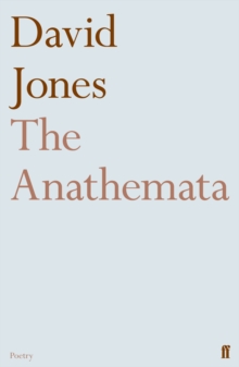 The Anathemata, Paperback Book The Anathemata, Paperback Book