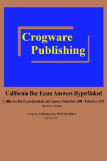 California Bar Exam Answers Hyperlinked