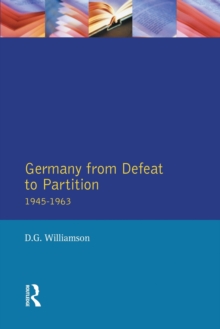 Germany from Defeat to Partition, 1945-1963, Paperback Book Germany from Defeat to Partition, 1945-1963, Paperback Book
