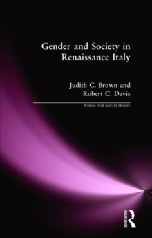 Gender and Society in Renaissance Italy, Paperback Book Gender and Society in Renaissance Italy, Paperback Book