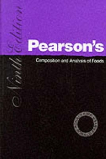 Pearson's Composition and Analysis of Foods, Paperback Book Pearson's Composition and Analysis of Foods, Paperback Book