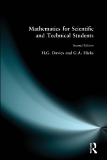 Mathematics for Scientific and Technical Students, Paperback Book Mathematics for Scientific and Technical Students, Paperback Book