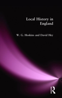 Local History in England, Paperback / softback Book Local History in England, Paperback / softback Book