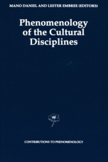 Phenomenology of the Cultural Disciplines