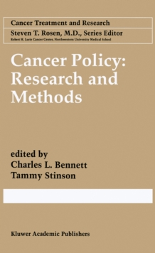 Cancer Policy: Research and Methods