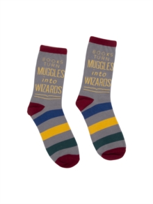 Books Turn Muggles into Wizards Socks - Large