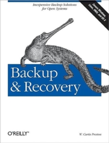 Backup and Recovery, Paperback Book Backup and Recovery, Paperback Book