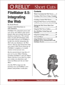 FileMaker 8.5: Integrating the Web : Integrating the Web