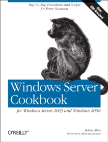 Windows Server Cookbook : For Windows Server 2003 & Windows 2000