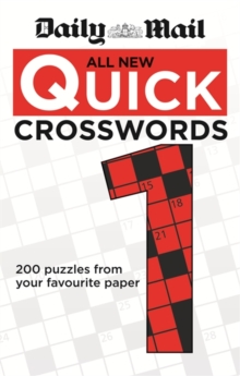 Daily Mail: All New Quick Crosswords 1, Paperback Book Daily Mail: All New Quick Crosswords 1, Paperback Book