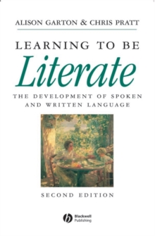 Learning to be Literate, Paperback Book Learning to be Literate, Paperback Book