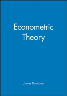 Econometric Theory, Paperback / softback Book Econometric Theory, Paperback / softback Book