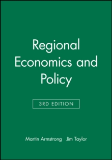 Regional Economics and Policy, Paperback Book Regional Economics and Policy, Paperback Book