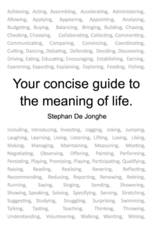 Your concise guide to the meaning of life